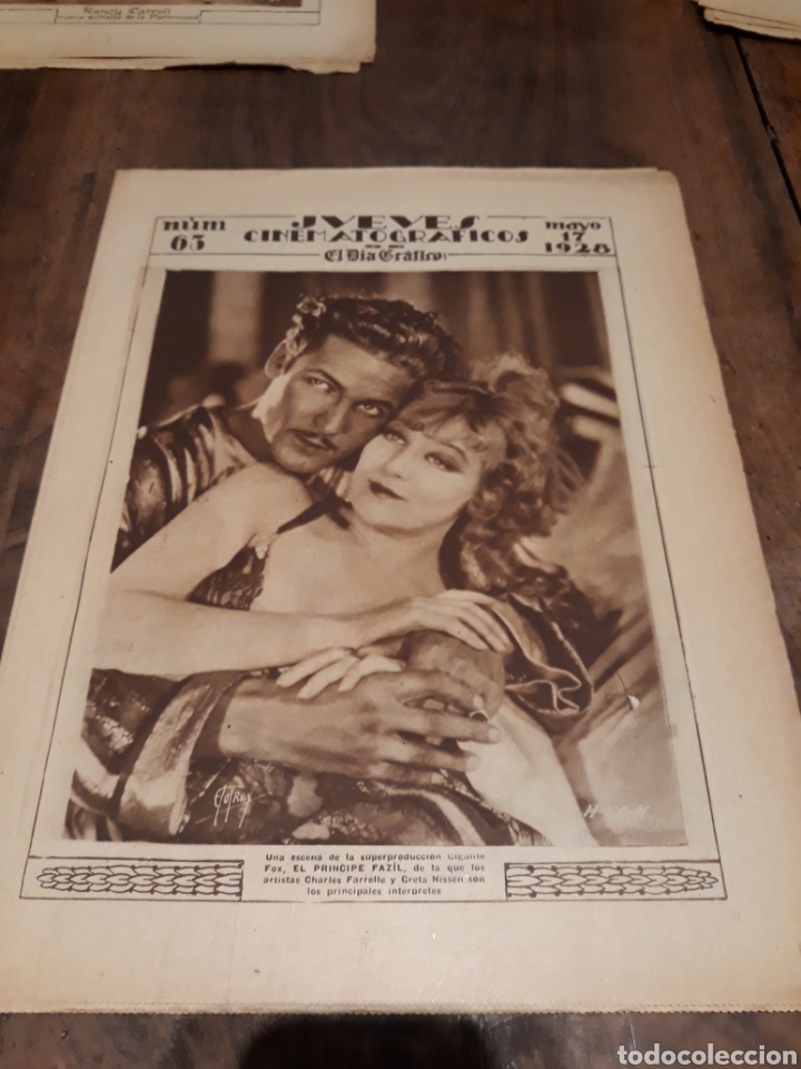 Coleccionismo de revistas y peri&oacute;dicos: Suplemento cine jueves cinematogr&aacute;ficos
