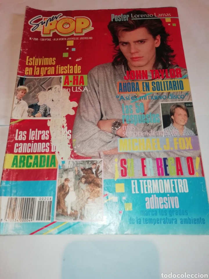 Coleccionismo de Revistas y Peri&oacute;dicos: Antigua revista s&uacute;per pop n&uacute;mero 208