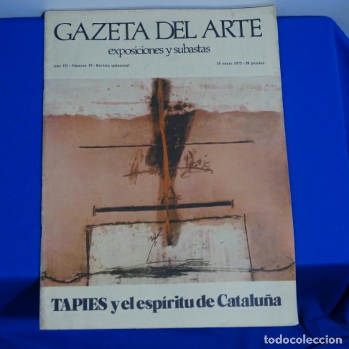 Coleccionismo de Revistas y Peri&oacute;dicos: La gaceta del arte.numeno 35.1975.tapies,ugarte,Miquel brunet...