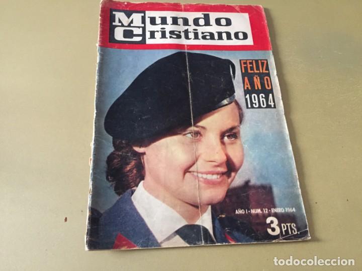 Coleccionismo de Revistas y Peri&oacute;dicos: REVISTA MUNDO CRISTIANO ENERO 1964 ROCIO DURCAL REYES MAGOS YOGA MAESTRO DE ESCUEL UN SABIO EN LAS N