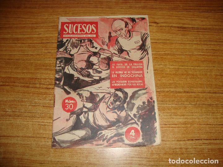 Colecionismo de Revistas e Jornais: REVISTA SUCESOS CRONICA SENSACIONAL DEL MES N&ordm; 30
