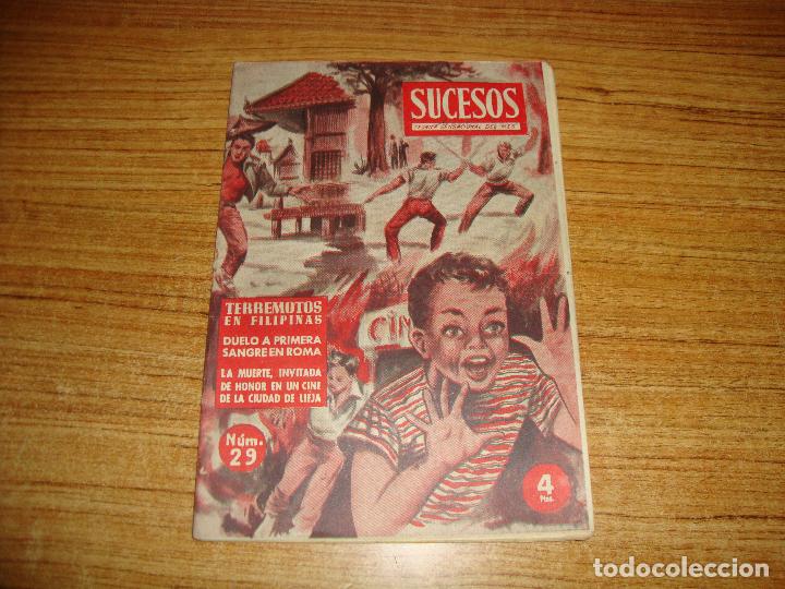 Colecionismo de Revistas e Jornais: REVISTA SUCESOS CRONICA SENSACIONAL DEL MES N&ordm; 29