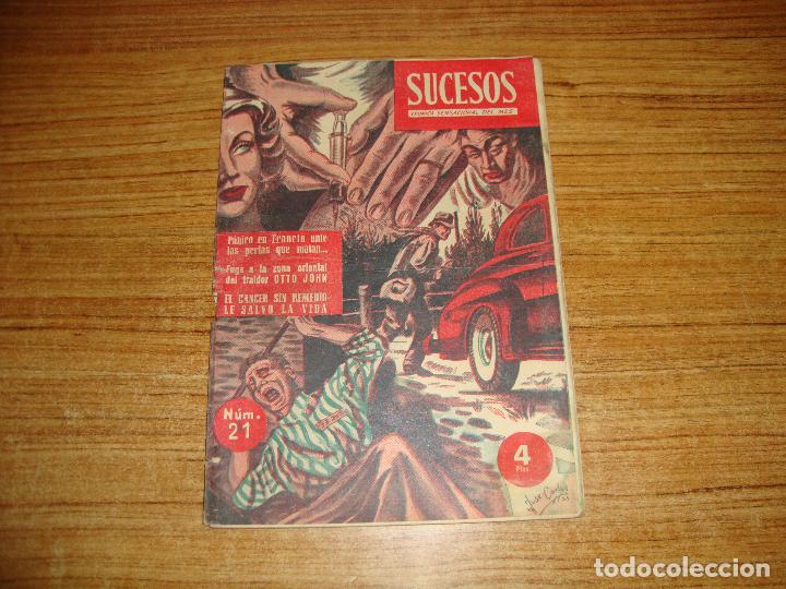 Collection Magazines and Newspapers: REVISTA SUCESOS CRONICA SENSACIONAL DEL MES N&ordm; 21
