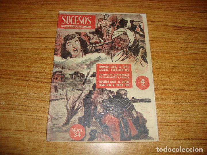 Collection Magazines and Newspapers: REVISTA SUCESOS CRONICA SENSACIONAL DEL MES N&ordm; 34