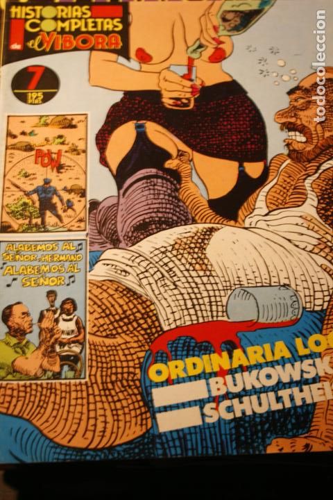 Coleccionismo de Revistas y Peri&oacute;dicos: HISTORIAS COMPLETAS DE EL VIBORA N&ordm; 7  1988 BUKOWSKI SCHULTHEISS