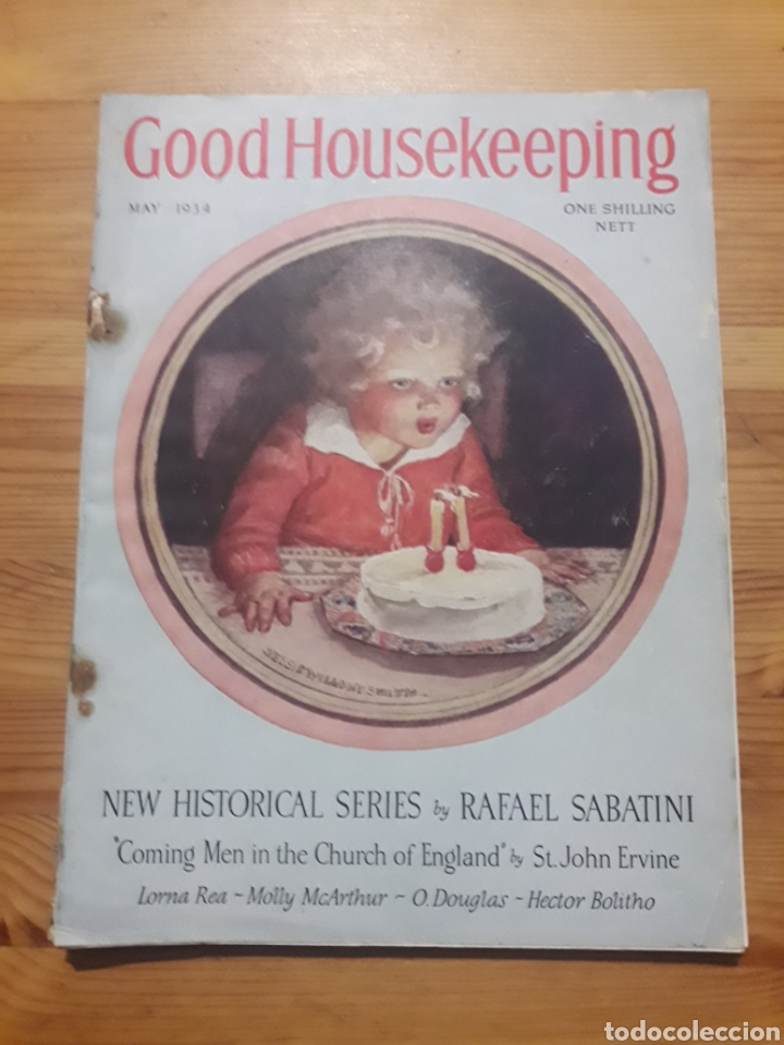 Coleccionismo de Revistas y Peri&oacute;dicos: Good Housekeeping mayo 1934 revista decoracion hogar moda inglesa