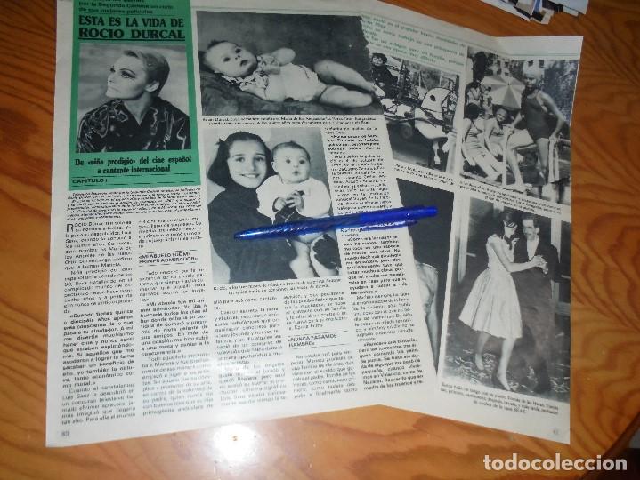 Coleccionismo de Revistas y Peri&oacute;dicos: RECORTE :  ESTA ES LA VIDA DE ROCIO DURCAL.  CAP. 1.  SEMANA. ()