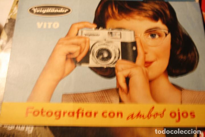 Colecionismo de Revistas e Jornais: CATALOGO MAQUINA FOTOGRAFICA VOIGTLANDER  VITO TRIPTICO