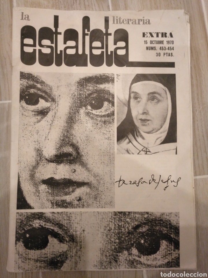 Coleccionismo de Revistas y Peri&oacute;dicos: 4.1 La Estafeta Literaria. Homenaje a Santa Teresa de Jes&uacute;s. Extra octubre 1970.