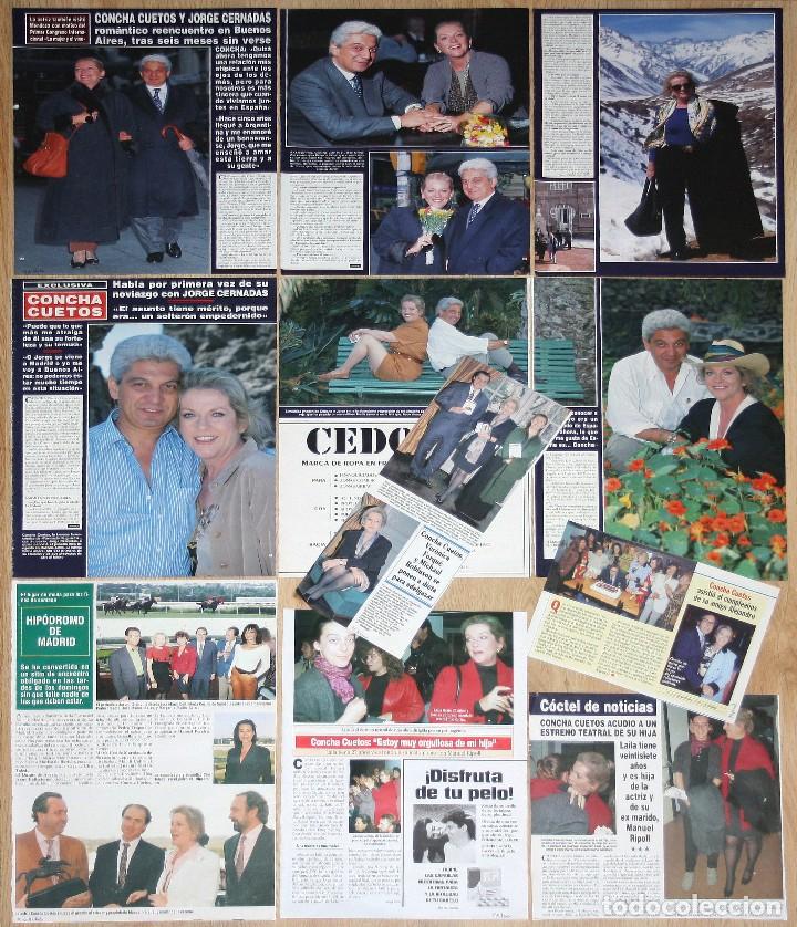 Collezionismo di Riviste e Giornali: CONCHA CUETOS Farmacia de Guardia TV Serie lote prensa 1990s fotos spanish clippings