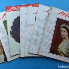 Coleccionismo de Revistas y Periódicos: LETRAS, 8 ANTIGUAS REVISTAS, AÑOS 1950, REINA ISABEL II - VER FOTOS ADICIONALES