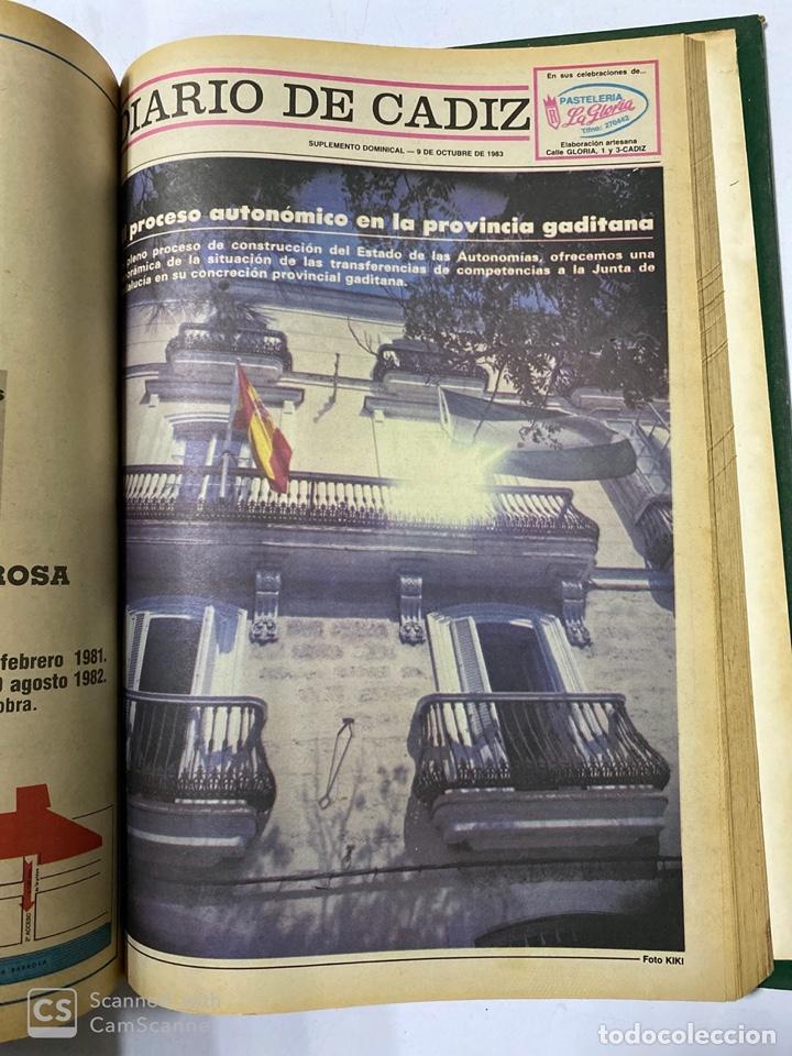 Coleccionismo de Revistas y Periódicos: SUPLEMENTO DEL DIARIO DE CADIZ. 56 NUMEROS ENCUADERNADOS. DE ENERO A DICIEMBRE DE 1983. VER FOTOS - Foto 45 - 186714847