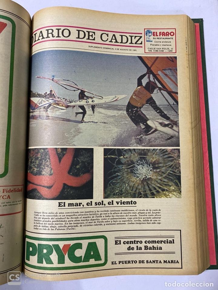 Coleccionismo de Revistas y Periódicos: SUPLEMENTO DEL DIARIO DE CADIZ. 58 NUMEROS ENCUADERNADOS. DE ENERO A DICIEMBRE DE 1985. VER FOTOS - Foto 37 - 186719393