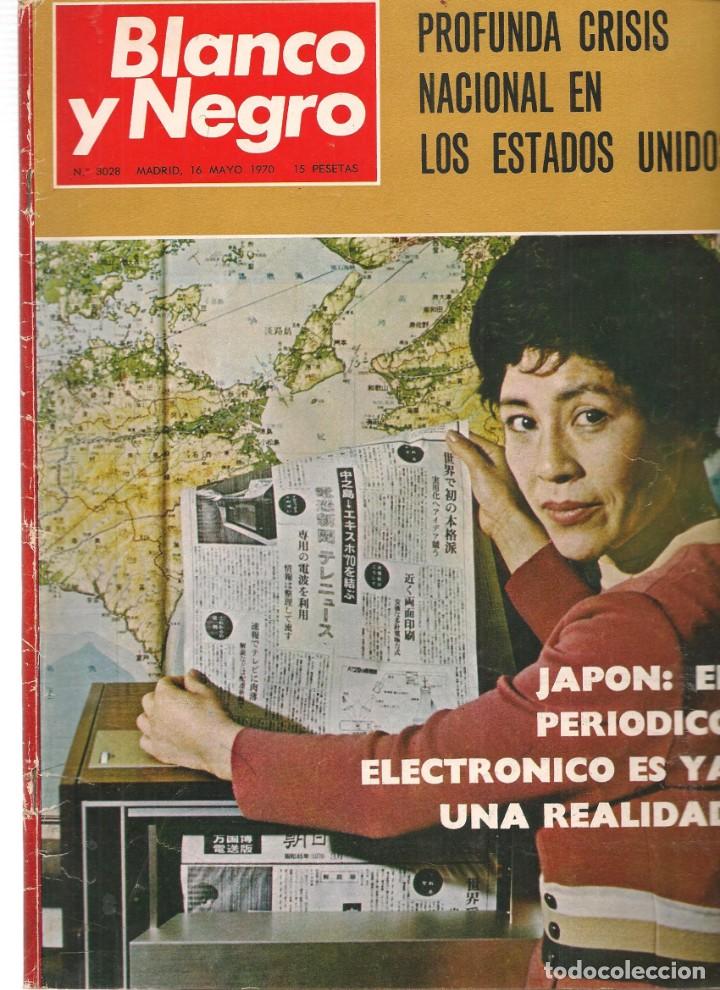 Coleccionismo de revistas y peri&oacute;dicos: BLANCO Y NEGRO. N&ordm; 3028. HACE CINCUENTA A&Ntilde;OS MOR&Iacute;A MANOLETE. 16 MAYO 1970.(Z/9)