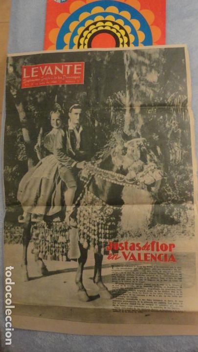 Sammeln von Zeitschriften und Zeitungen: LEVANTE.SUPLEMENTO GRAFICO.N&ordm; 9. VALENCIA 1960.JUEGOS FLORALES.BATALLA FLORES.FERIA.