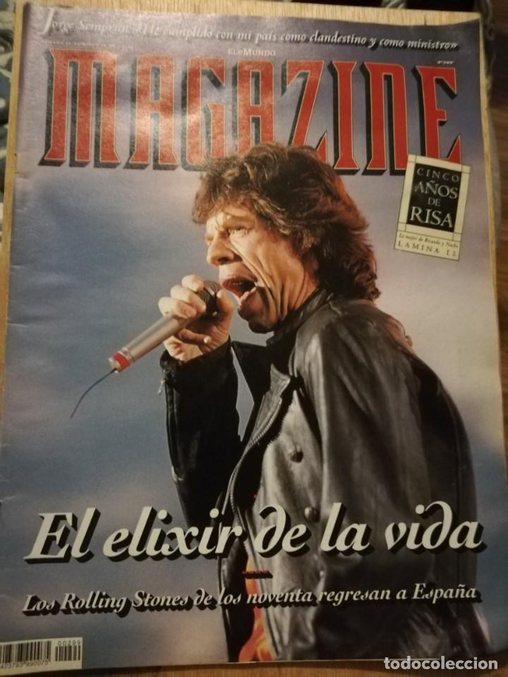 Coleccionismo de Revistas y Peri&oacute;dicos: Magazine El Mundo N&deg;299. Rolling Stones