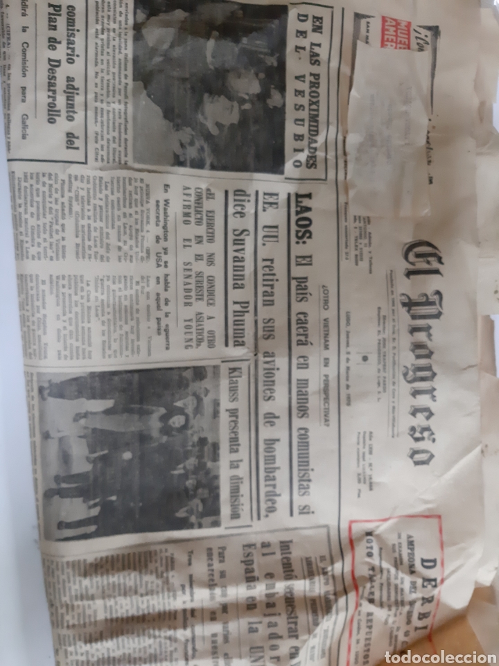 Coleccionismo de revistas y peri&oacute;dicos: El progreso 1970 5 marzo - Foto 1