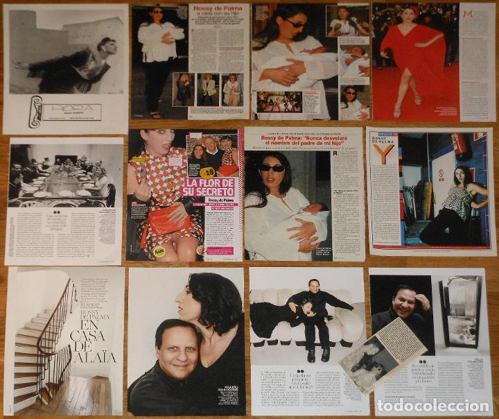 Colecionismo de Revistas e Jornais: ROSSY DE PALMA lote prensa 1980s/00s fotos revista chica Almodovar actriz clippings