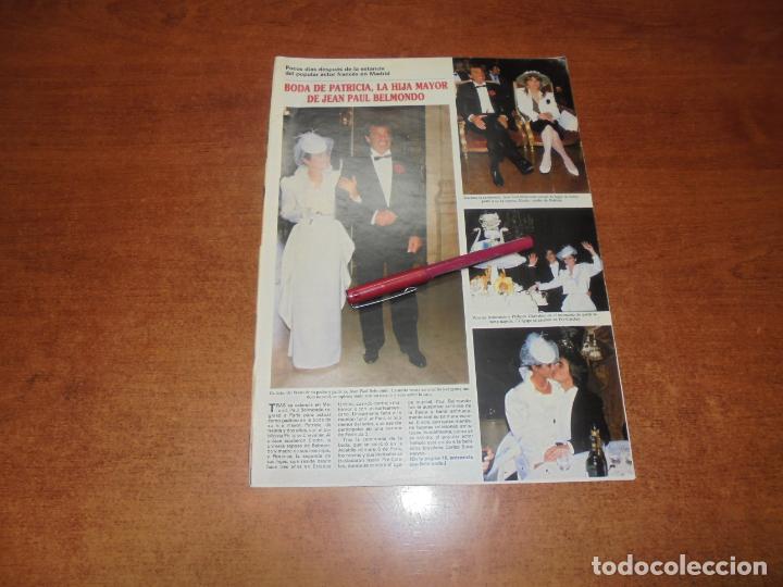 Collection Magazines and Newspapers: CLIPPING 1986: JEAN PAUL BELMONDO, BODA DE SU HIJA PATRICIA. CARLOS GUSTAVO DE SUECIA.
