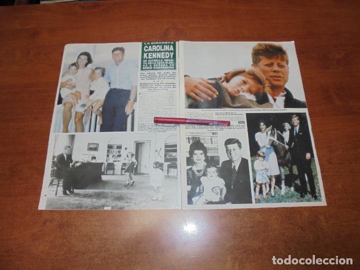 Coleccionismo de Revistas y Peri&oacute;dicos: CLIPPING 1986: LA DISCRETA CAROLINA KENNEDY, HIJA DEL PRESIDENTE - PUBLICIDAD VOLKSWAGEN POLO
