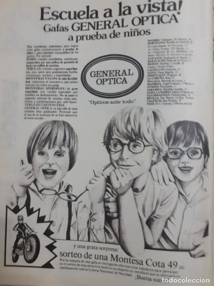 Collezionismo di Riviste e Giornali: ANUNCIO general opticas