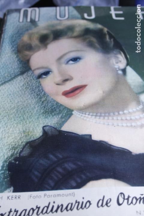Coleccionismo de Revistas y Peri&oacute;dicos: REVISTA DE MODA DEBORAH KERR CAROL OHMART ROMY SCHNEIDER 1956