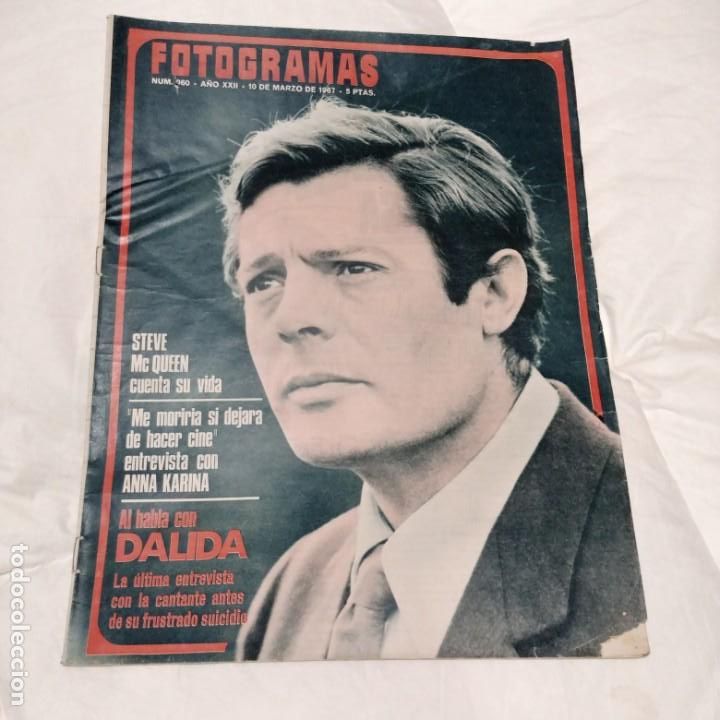 Colecionismo de Revistas e Jornais: REVISTA FOTOGRAMAS 1967 / N&ordm; 960 - MARCELLO MASTROIANNI