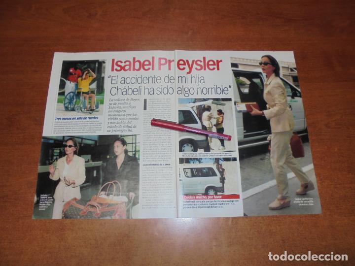 Coleccionismo de Revistas y Peri&oacute;dicos: CLIPPING 1997: ISABEL PREYSLER - PUBLICIDAD LENTES MULTILENS. MULTI&Oacute;PTICAS.