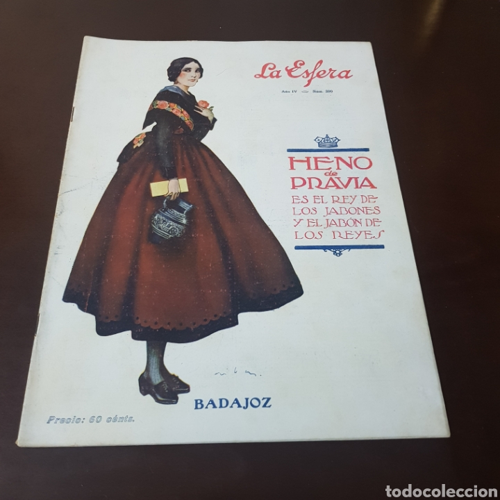 Collezionismo di Riviste e Giornali: LA ESFERA A&Ntilde;O IV N&deg; 200 PORTADA BADAJOZ