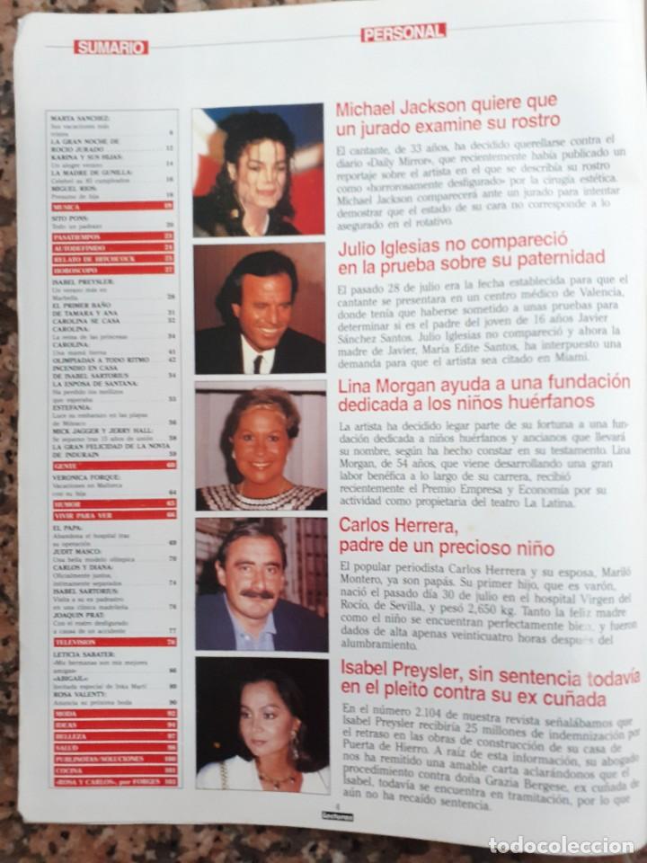 Coleccionismo de Revistas y Peri&oacute;dicos: michael jackson lina morgan julio iglesias isabel preysler julio iglesias