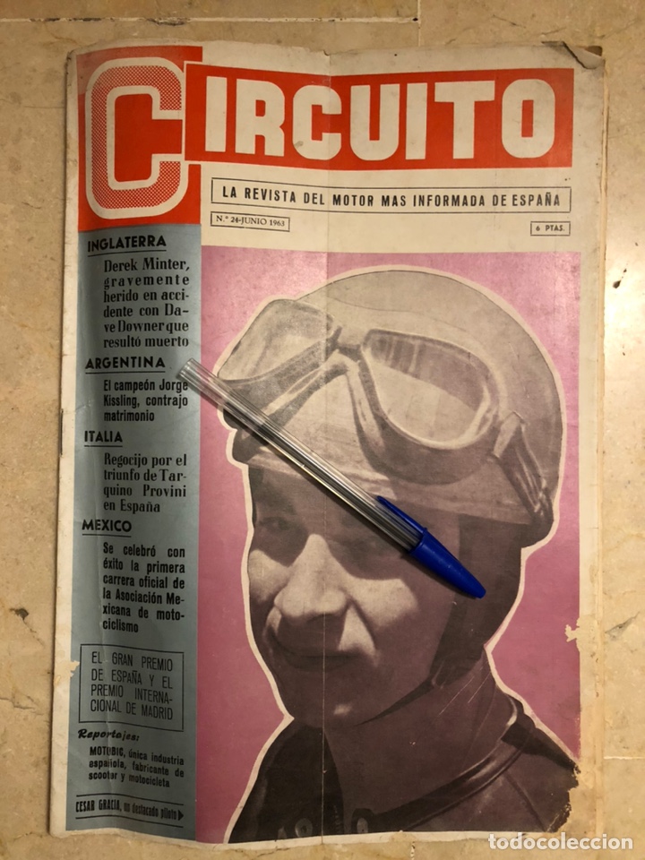 Collection Magazines and Newspapers: CIRCUITO. Revista del motor m&aacute;s informada de Espa&ntilde;a. N&uacute;m 24. Junio 1963