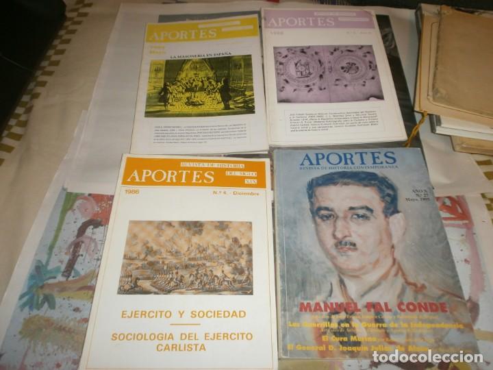 Coleccionismo de Revistas y Peri&oacute;dicos: Aportes revista de historia contemporanea 4 n&uacute;meros Manuel Fal Conde 1995 - La Masoneria en Espa&ntilde;a