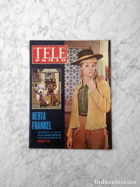 Coleccionismo de revistas y peri&oacute;dicos: TELE RADIO - 1967 - MELODY PATTERSON, LUCHO GATICA, NURIA CARRESI, ROSANNA SCHIAFFINO, HERTA FRANKEL