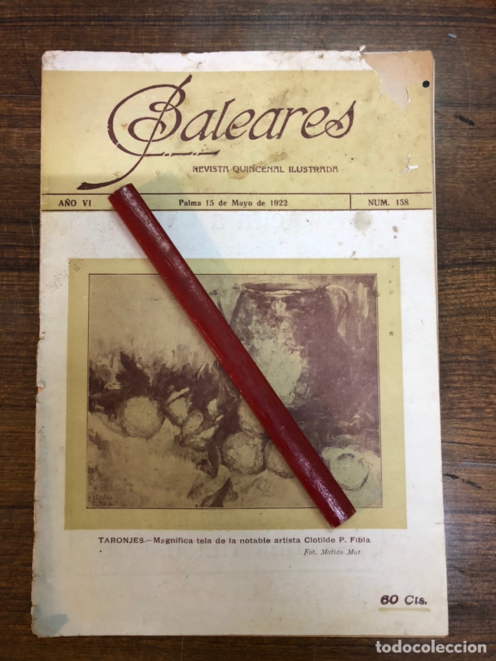 Collection Magazines and Newspapers: BALEARES. Revista quincenal ilustrada. N&uacute;m 158. 15/5/1922