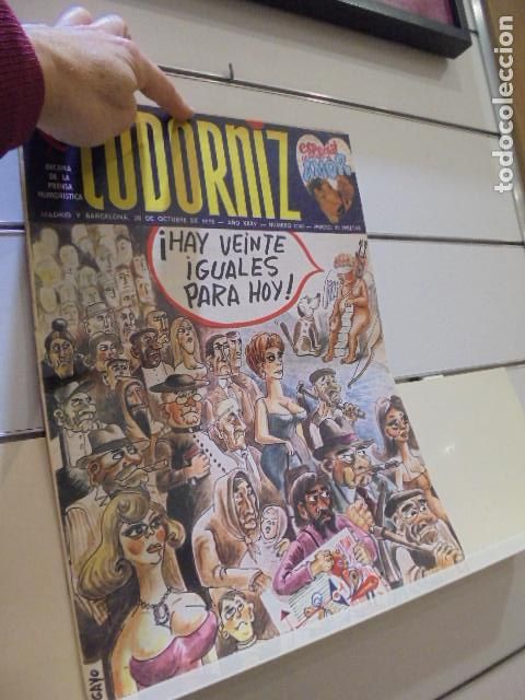 Coleccionismo de Revistas y Peri&oacute;dicos: REVISTA DECANA DE LA PRENSA HUMORISTICA LA CODORNIZ N&ordm; 1740 A&Ntilde;O 1975