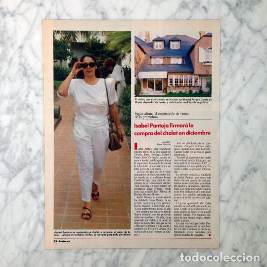 Coleccionismo de Revistas y Peri&oacute;dicos: REPORTAJE - ISABEL PANTOJA - 1989