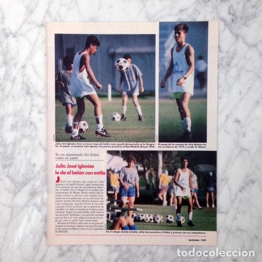 Coleccionismo de Revistas y Peri&oacute;dicos: REPORTAJE - JULIO JOSE IGLESIAS - 1989