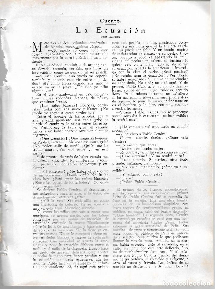 Coleccionismo de Revistas y Peri&oacute;dicos: BYN 4 MAR 1928.N&ordm;1920. CUENTO LA EDUCACION POR AZORIN DIBUJOS COLOR MASBERGER