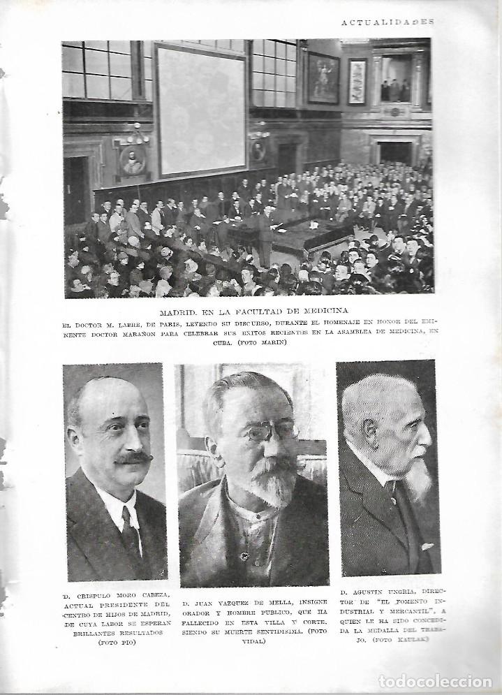 Collezionismo di Riviste e Giornali: BYN 4 MAR 1928.N&ordm;1920. CRISPULO MORO CABEZA. JUAN VAZQUEZ DE MELLA. AGUSTIN UNGRIA RIBADEO CORDOBA