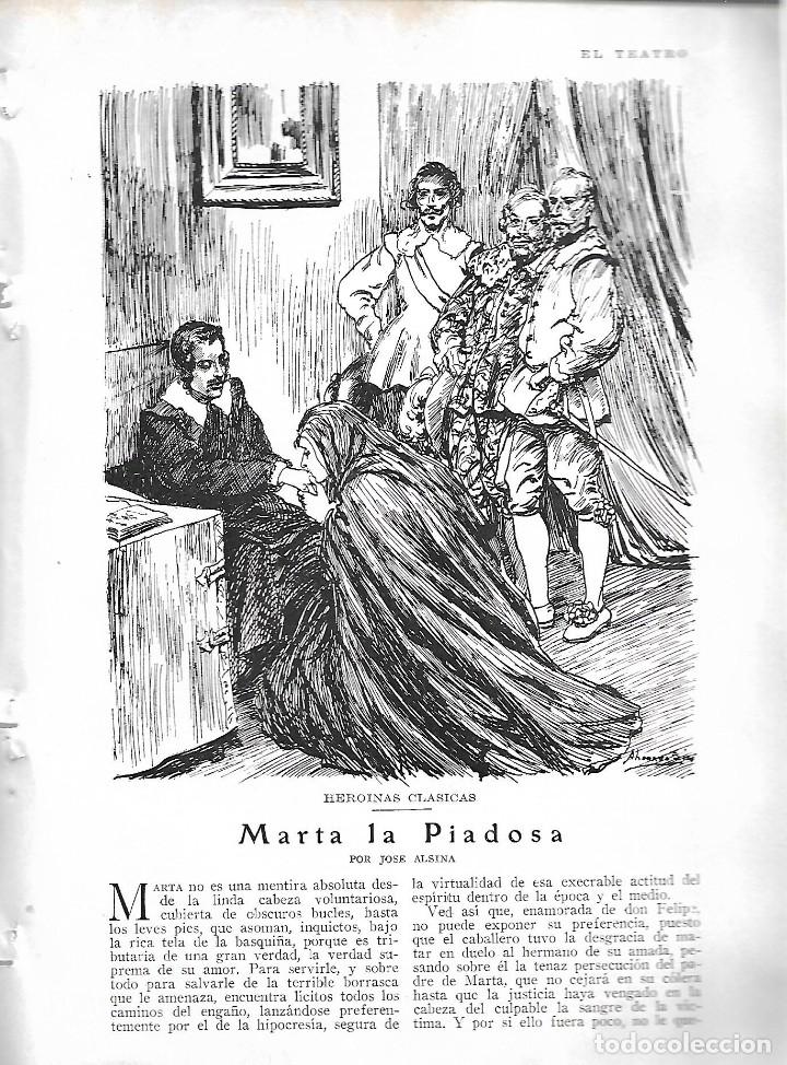 Collezionismo di Riviste e Giornali: BYN 4 MAR 1928.N&ordm;1920. RELATO MARTA LA PIADOSA POR JOSE ALSINA DIBUJO DE LOZANO SIDRO