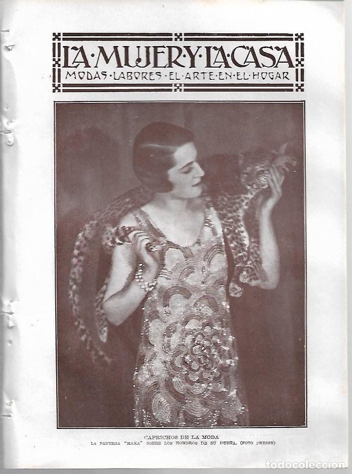 Collezionismo di Riviste e Giornali: BYN 4 MAR 1928.N&ordm;1920. LA MUJER Y LA CASA CAPRICHOS DE LA MODA PANTERA MAXA CONDESA D'ARMONVILLE