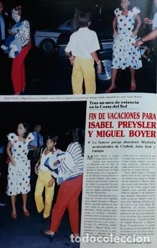 Coleccionismo de Revistas y Peri&oacute;dicos: ISABEL PREYSLER MIGUEL BOYER