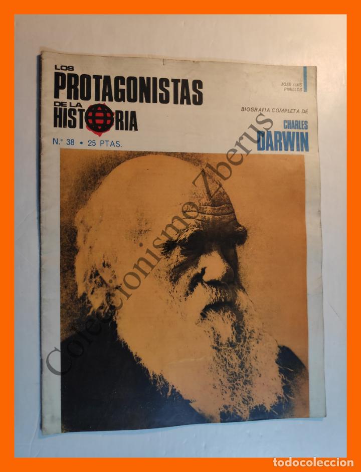 Coleccionismo de Revistas y Peri&oacute;dicos: Los Protagonistas de la Historia n&ordm; 38 - Biograf&iacute;a completa de Charles Darwin
