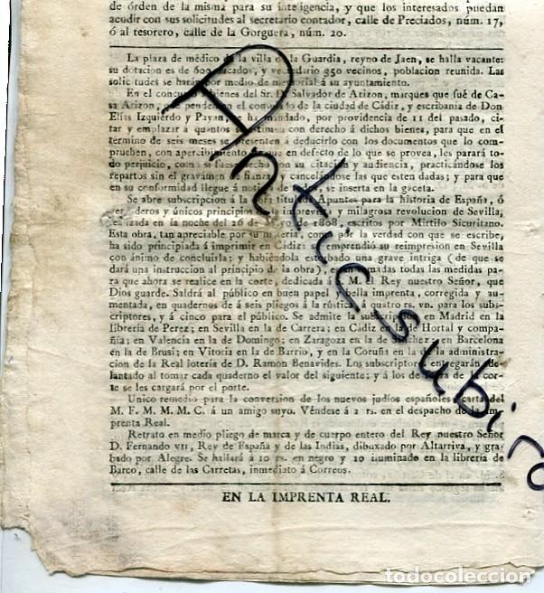 Collezionismo di Riviste e Giornali: PERIODICO A&Ntilde;O 1814 LA INDUSTRIA TEXTIL EN BARCELONA DESPUES DE LA GUERRA IRUN ESQUIVAS GUARDIA JAEN