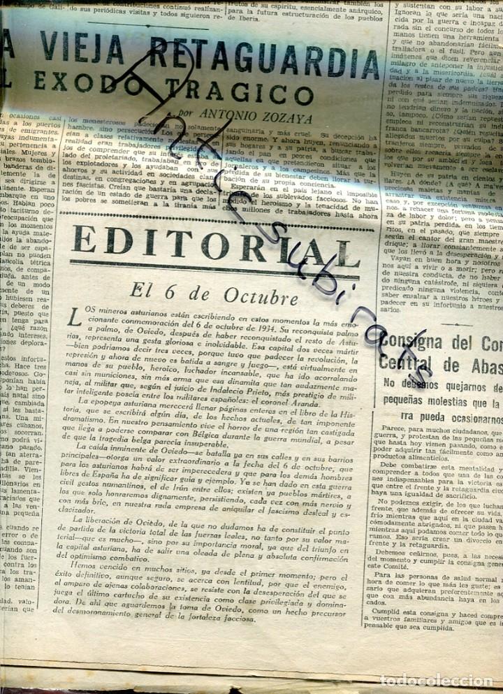 Collezionismo di Riviste e Giornali: PERIODICO A&Ntilde;O 1936 GUERRA CIVIL EN JOAQUIN BARBERA EN LOPORZANO FRANCISCO BARNES FETS D' OCTUBRE