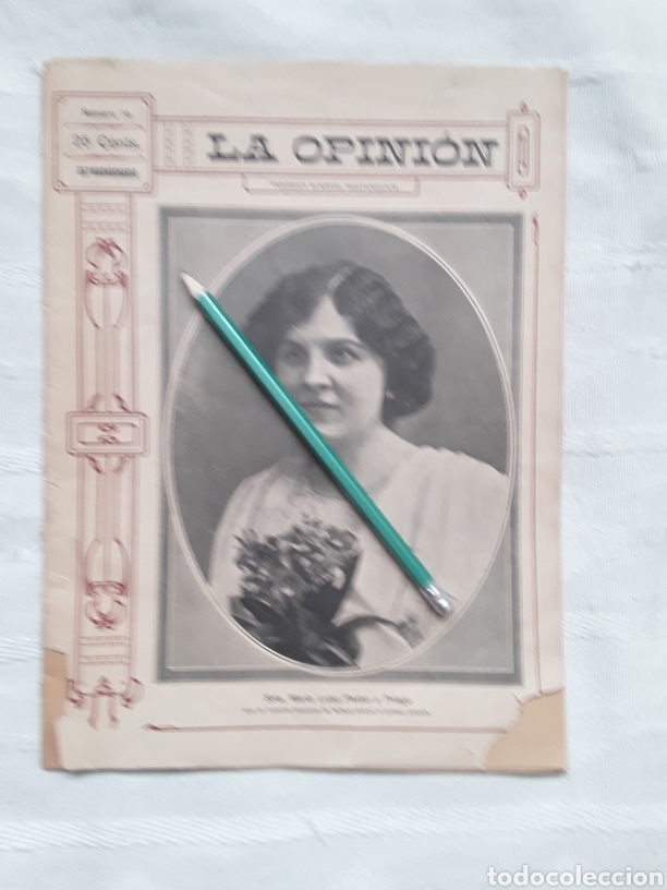 Collection Magazines and Newspapers: La opini&oacute;n. Periodico Semanal Independiente. N&uacute;mero 76 Extraordinario 8 de Septiembre de 1913 Cabra