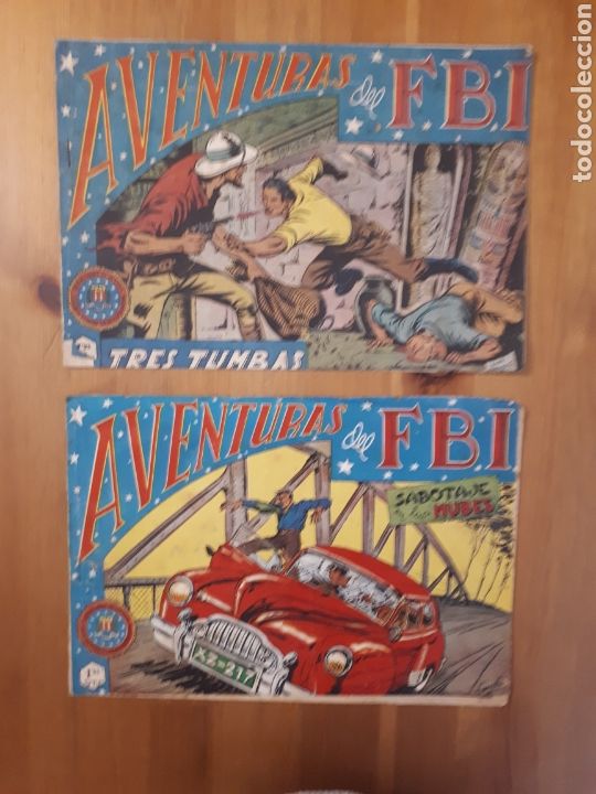 Collection Magazines and Newspapers: Aventuras del FBI. Disponibles: Tres tumbas y Sabotaje en las nubes.