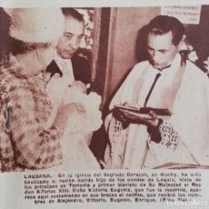 Coleccionismo de Revistas y Periódicos: ABC - 2 DE JULIO DE 1960 - BAUTISMO DEL CONDE LEQUIO - ANUNCIOS PISOS Y URBANIZACIONES