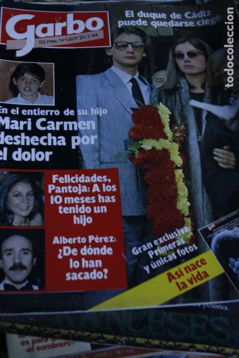 Coleccionismo de Revistas y Peri&oacute;dicos: DUQUES DE CADIZ CAROLINA DE MONACO ALBERTO PEREZ ISABEL PANTOJA PAQUIRRI KHASHOGGI 1984
