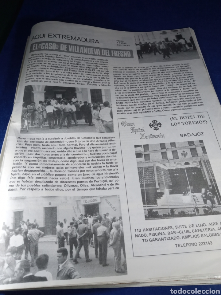 Coleccionismo de revistas y peri&oacute;dicos: Villanueva del Fresno. Revista tendido 13